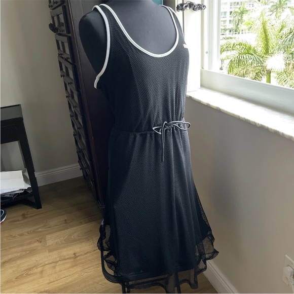 Hunter Dresses & Skirts - Hunter Black Mesh Garment with White Trim